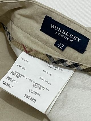 Pantalones Burberry Beige