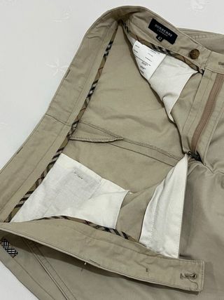 Pantalones Burberry Beige