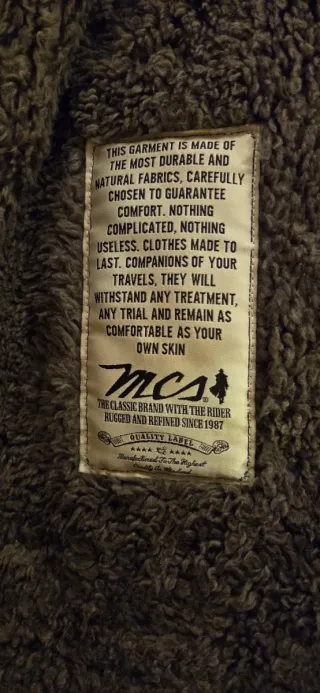 Parka Marlboro Classic tg Xl blu con cappuccio fod