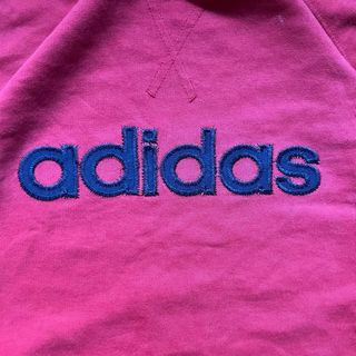 Hoodie vintage adidas embroidered logo 90’s Y2K