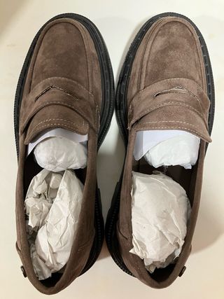 Mocasines de mujer marrones