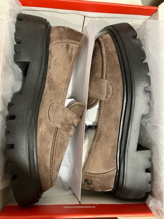 Mocasines de mujer marrones