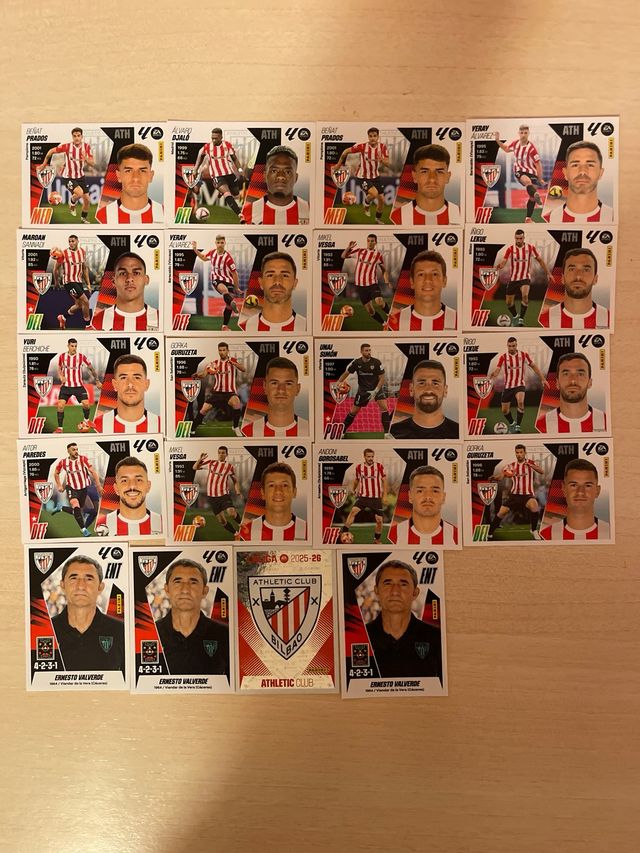 51 cromos del Athletic Club de Bilbao