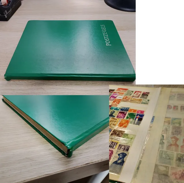 Álbum de 600 Selos Usados da Espanha