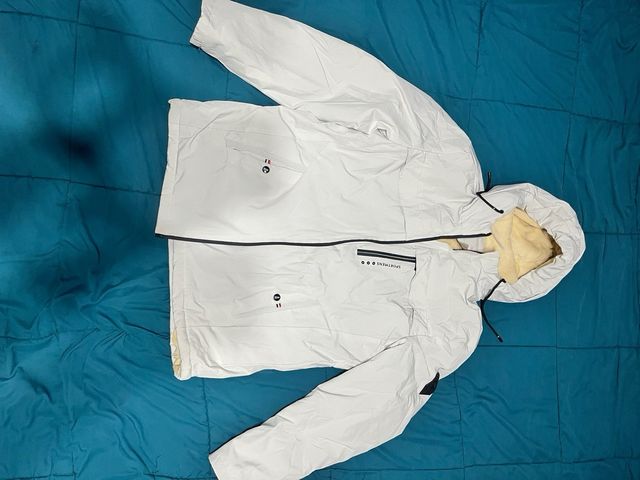 Abrigo Sportmens Beige/Blanco Talla L