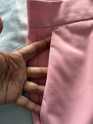 Traje de chaqueta rosa Zara Talla S