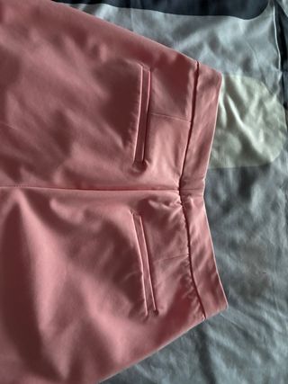 Traje de chaqueta rosa Zara Talla S