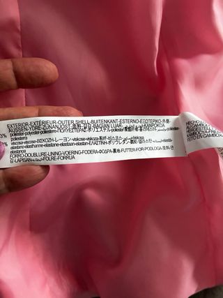 Traje de chaqueta rosa Zara Talla S