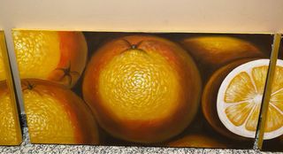 Tríptico Decorativo Naranjas