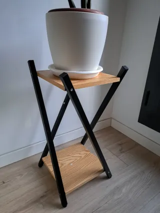 Soporte 2 baldas para macetas