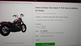 Escapes Harley Davidson Softail 18/23