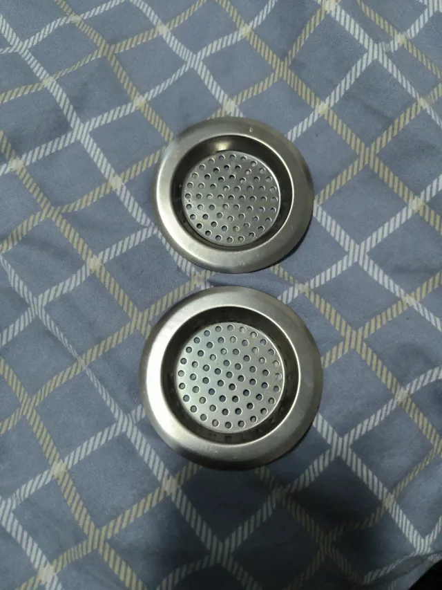 2 Filtros de Fregadero Metálicos 8cm