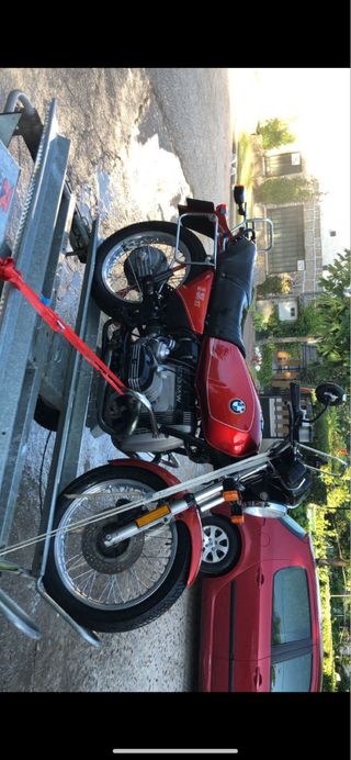 Remolque plataforma para motos