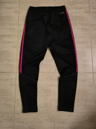 Pantalón chándal Adidas negro y rosa