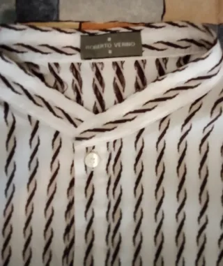Camisa cuello mao Roberto Verino M