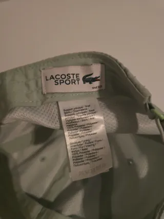 Gorra Lacoste Unisex Talla Única