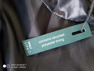 Abrigo largo ONLY negro