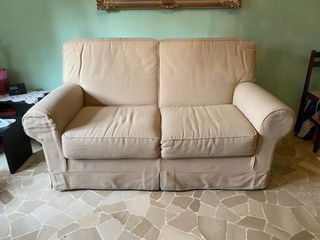 Divano 2 posti Poltronesofà in colore écru