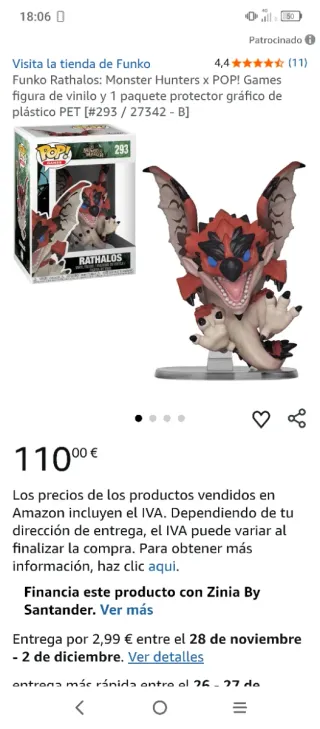 Funko Pop Rathalos Monster Hunter 293