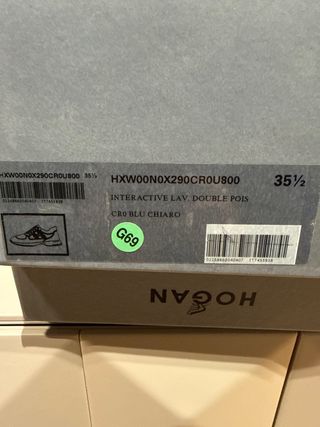 Hogan Scarpe Donna Blu/Argento Tg 35.5