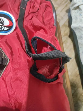 Mochila Vintage Altus Roja y Marrón