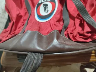 Mochila Vintage Altus Roja y Marrón