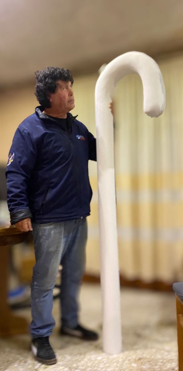 Bastones Navideños Gigantes