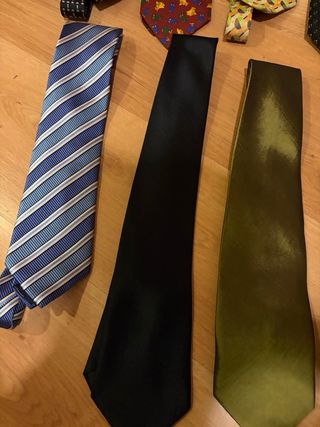 Lote 10 corbatas diseños variados