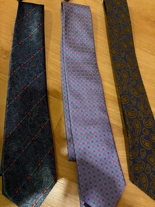 Lote 10 corbatas diseños variados