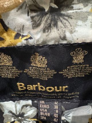 Chaqueta Barbour mujer negra