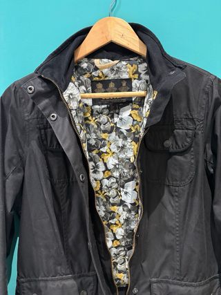Chaqueta Barbour mujer negra