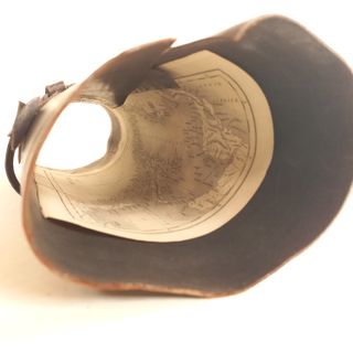 Mapa raro antigo das Caraíbas 1827 + Estojo couro