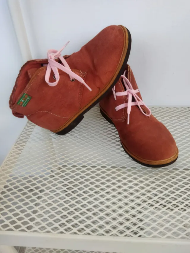 Botas Kid Club naranajas talla 34