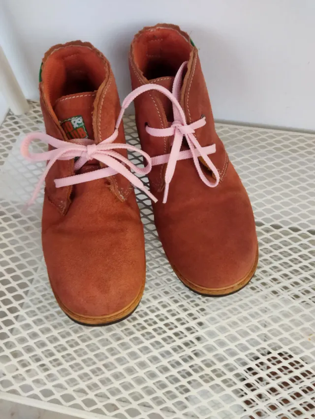 Botas Kid Club naranajas talla 34
