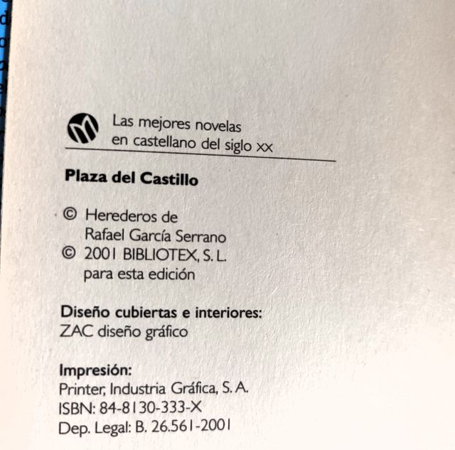 Plaza del Castillo, Rafael García Serrano