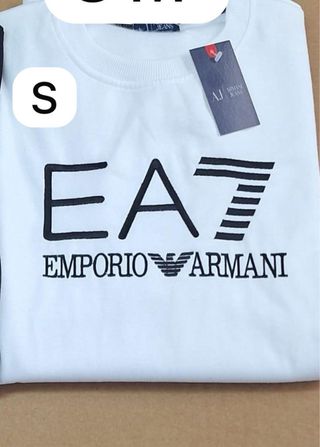 Sudadera Emporio Armani EA7 Blanca Talla S