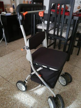 Carrito de compra con asiento