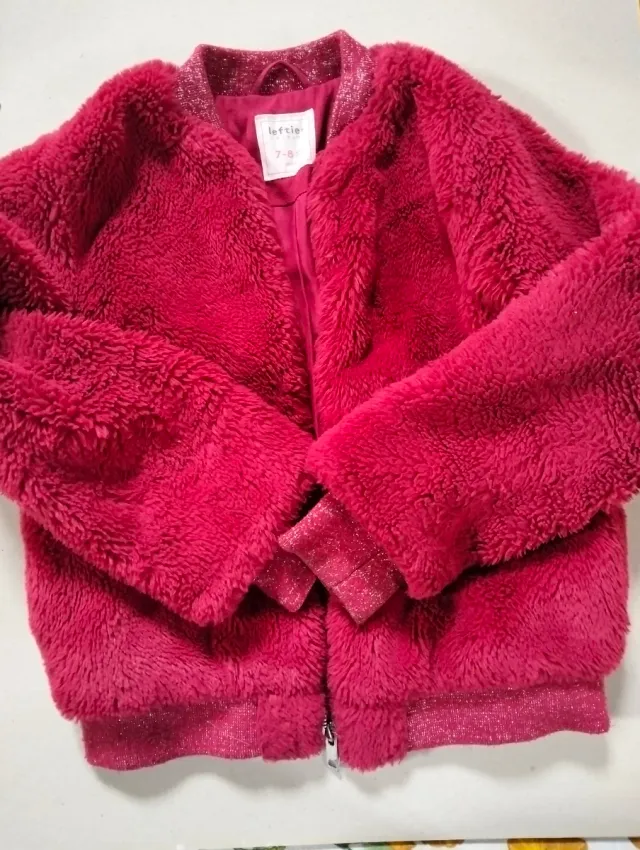 Lote chaqueta pelo y vaquera 7-8 años