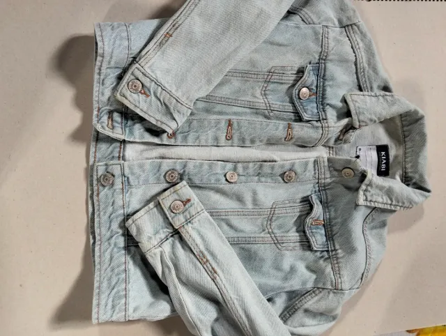 Lote chaqueta pelo y vaquera 7-8 años