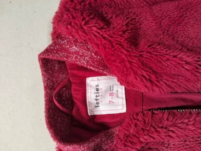 Lote chaqueta pelo y vaquera 7-8 años