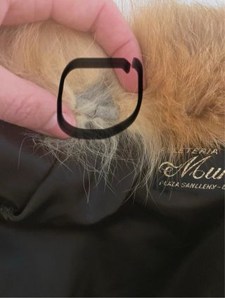 Bomber Pelo Natural Vintage Marrón Multicolor