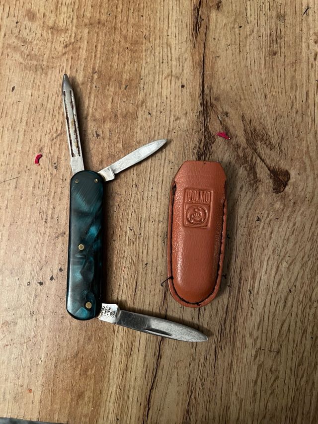 Navaja Gerlach con fodero in pelle