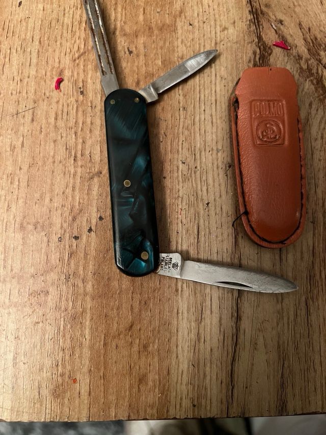 Navaja Gerlach con fodero in pelle