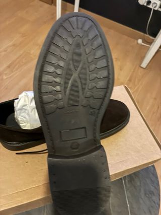 Zapatos de vestir de ante marrón