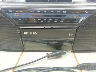 Radio Cassette Philips Negra