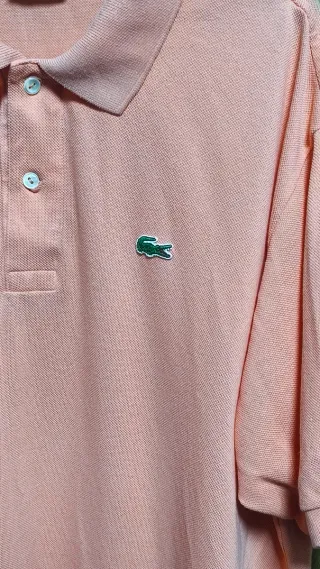 Polo Rosa Lacoste Clásico