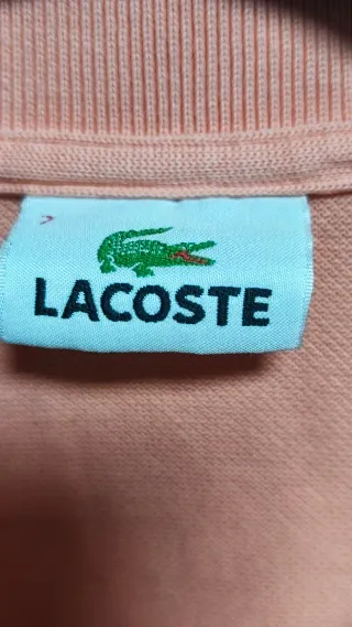 Polo Rosa Lacoste Clásico