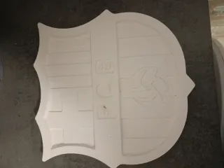 Manualidad Escudo FCB Barcelona