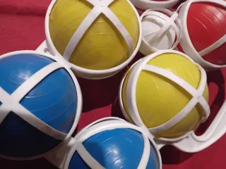 Set Bocce Plastica Colorate vintage anni '70