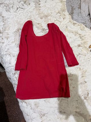 Blusa roja manga larga